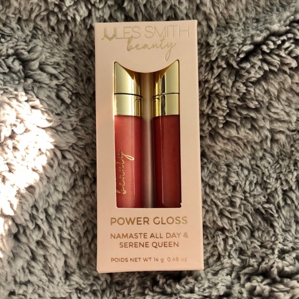 Jules Smith Beauty Power Gloss Duo — Coral Pink & Deep Rose